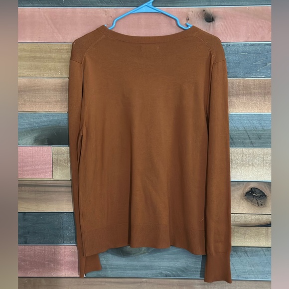 Daily Ritual Women's Sweater in Rust Brown - Picture 2 of 4